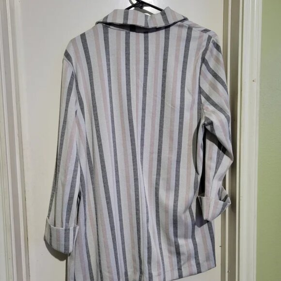 Striped Women's Blazer Jacket - Picture 3 of 3